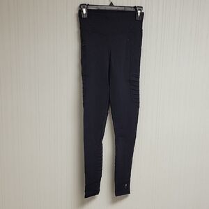 Smartwool Black Merino Wool Blend Leggings, Women's Xsmall. Baselayer Outdoor